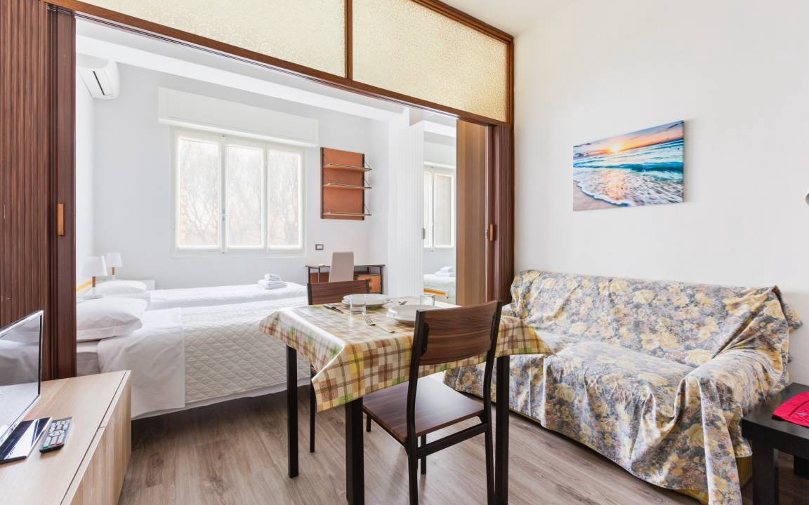 Calvairate Apartment | 28 m² Apartment ∙ 10 bedrooms ∙ 2 guests
