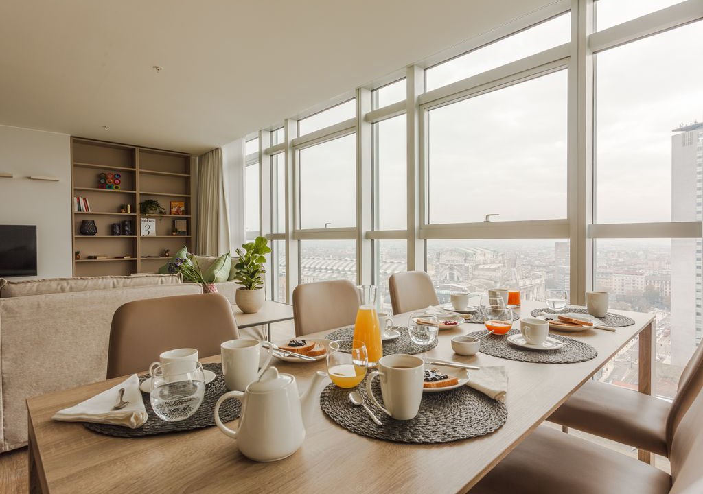 Centro Direzionale Apartment | Galfa 162 - Flat for 6, perfect city view, Galfa Tower 16th floor