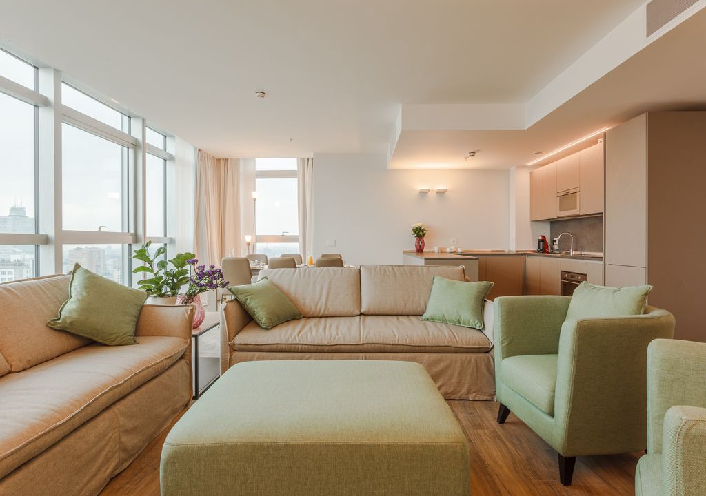 Centro Direzionale Apartment | Galfa 253 - Luxury 3 bedroom, wonderful view from 25th floor
