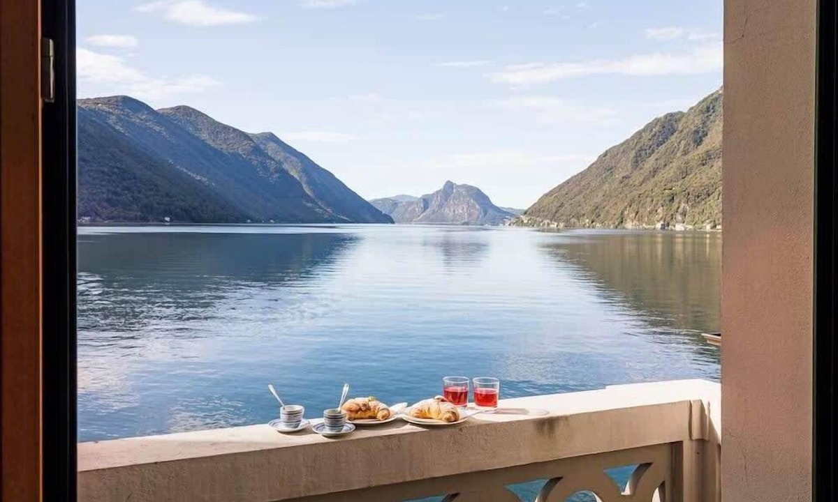 San Mamete Apartment | Lake Lugano apartment with balcony