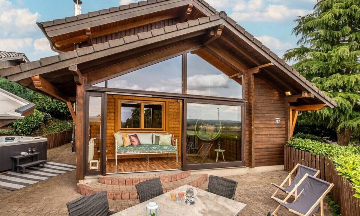 Gonnersdorf Ski Chalet | Panoramic Chalet w/Hot Tub, BBQ, view, terrace