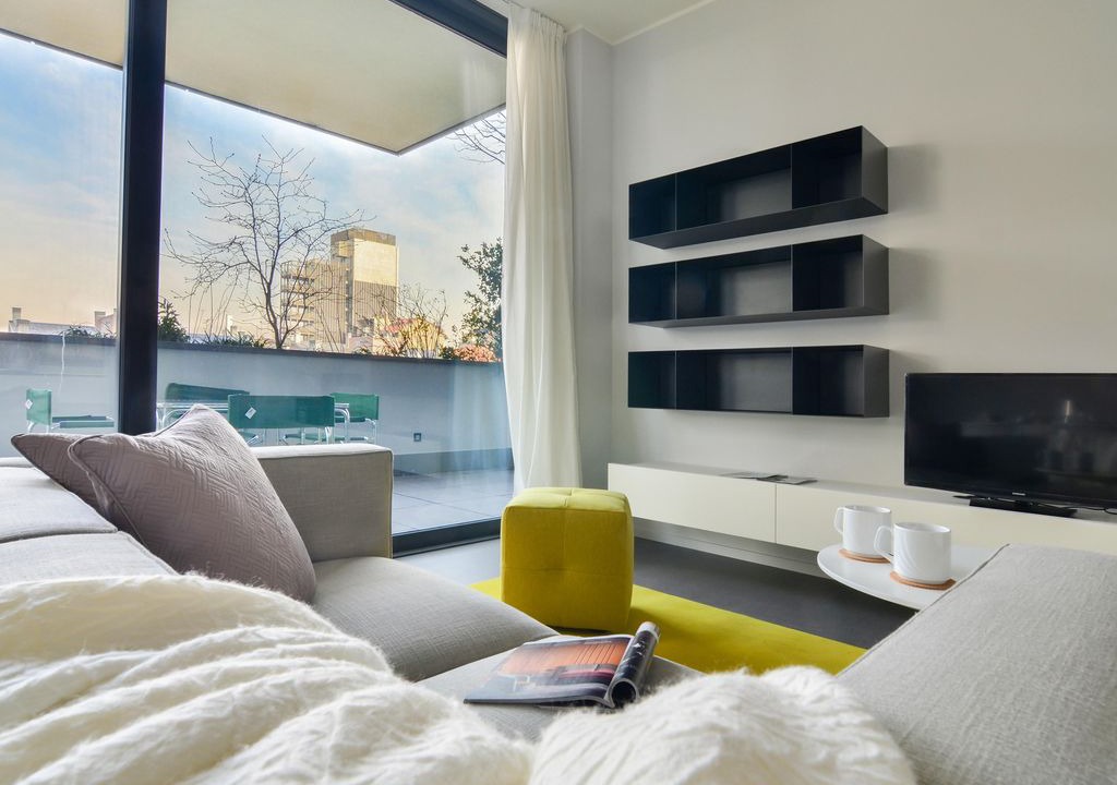 Isola Apartment | Spacious Bosco Verticale apartment in Porta Garibaldi with WiFi, integrated air conditioning, priva…