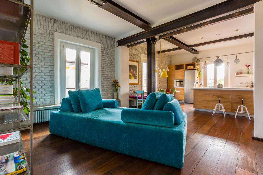 Milan Centre Apartment | Stellar Design 2BR Loft next to Navigli & Duomo