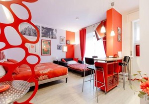 Appartamento Rosso a Milano, vicino allo IEO