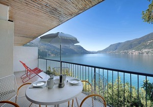 Holiday Home "Residence La Cava Bilocale B" with Lake View, Shared Pool & Wi-Fi