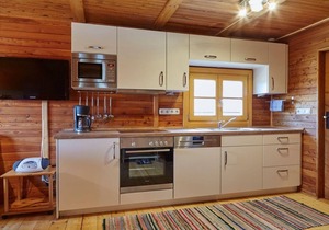 Separate block house for five people