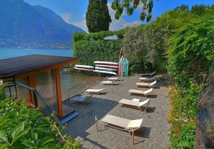 Suite "Lavarello" at 2 steps from the lake with private dehor, lounge bar and swimming pool