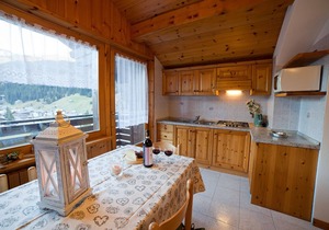 THREE-ROOM ATTIC APARTMENT WITH TWO BATHROOMS CHALET BUCANEVE