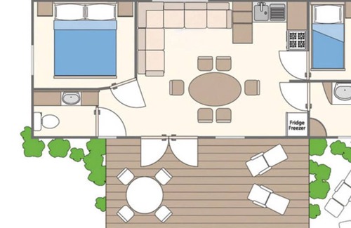 Portese House | 24 m² Mobile home ∙ 2 bedrooms ∙ 5 guests