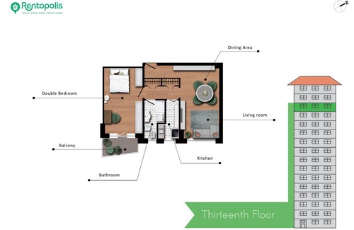 Porta Tenaglia Apartment | 57 m² Apartment ∙ 1 bedroom ∙ 3 guests