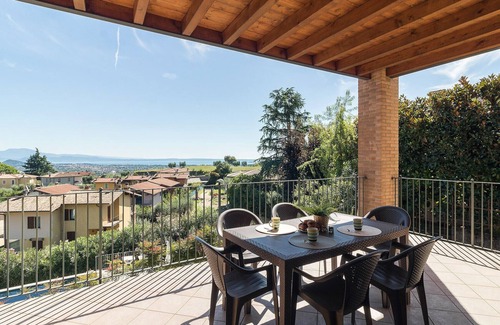 Polpenazze del Garda Apartment | Pegaso: with lake view balcony, pool and private garge