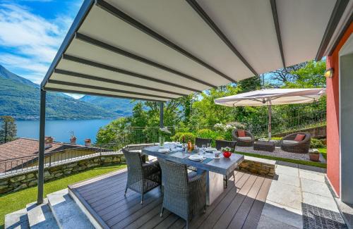 Pianello del Lario House | Verde Ferienhaus mit Panorama-Seeblick