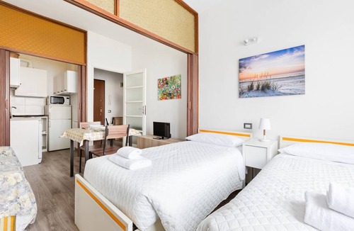 Calvairate Apartment | 28 m² Apartment ∙ 10 bedrooms ∙ 2 guests