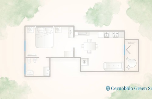 Cernobbio Apartment | 45 m² Apartment ∙ 1 bedroom ∙ 4 guests
