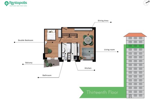 Porta Tenaglia Apartment | 57 m² Apartment ∙ 1 bedroom ∙ 3 guests
