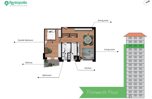 Porta Tenaglia Apartment | 57 m² Apartment ∙ 1 bedroom ∙ 3 guests
