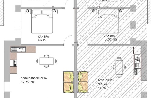 Gavardo Apartment | 60 m² Apartment ∙ 1 bedroom ∙ 5 guests