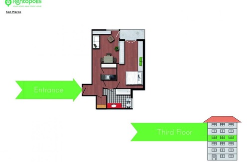 San Marco Apartment | 60 m² Apartment ∙ 1 bedroom ∙ 4 guests