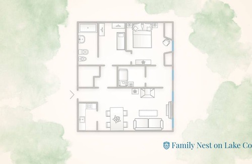 Argegno Apartment | 70 m² Apartment ∙ 1 bedroom ∙ 5 guests