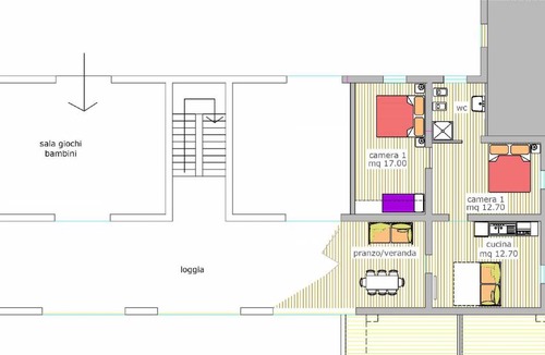 Gavardo Apartment | 80 m² Apartment ∙ 2 bedrooms ∙ 7 guests