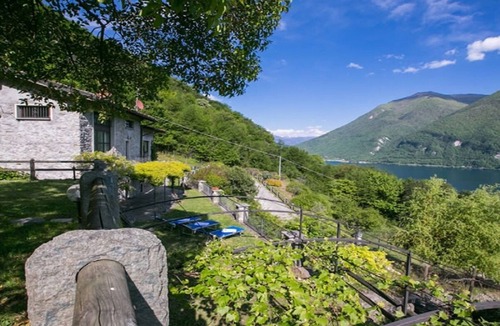 Fiumelatte Villa | A THREE-STORY VILLA OVERLOOKING THE VEZIO CASTLE &LAKE LUGANO,ITALIAN SIDE