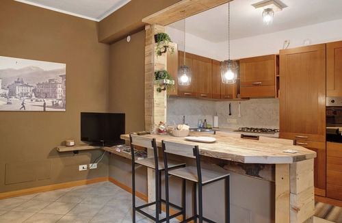 Valtellina Apartment | Apartment 'Typical In Valtellina' with Mountain View, Private Terrace and Wi-Fi