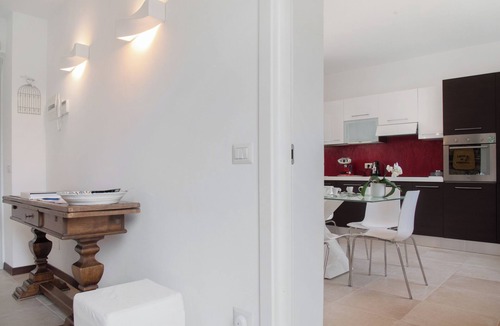 Laveno Apartment | Apartment 'La Fonte Primo Piano' with Mountain View, Shared Garden and Wi-Fi
