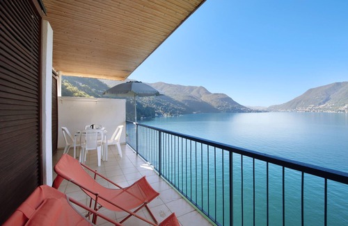 Pognana Lario Apartment | Apartment "Residence La Cava 2 Bilocale B" with Lake View, Pool, Wi-Fi & Balcony