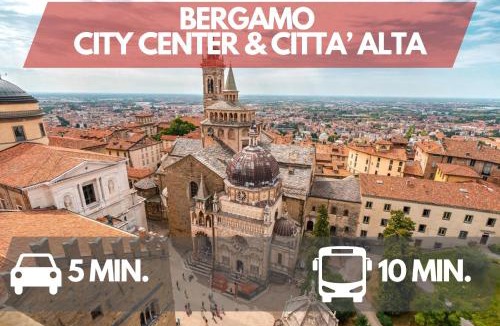 Azzano San Paolo Apartment | BGY Airport Home - 2min from BGY Airport, WiFi