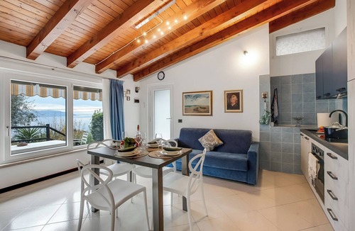 Gargnano Apartment | Blu Lavanda Lakeview Terrace + Garden, Gargnano, Italy