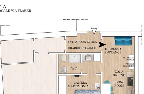 Pavia Apartment | Casa Flarer Bilo - Casa Flarer Bilo