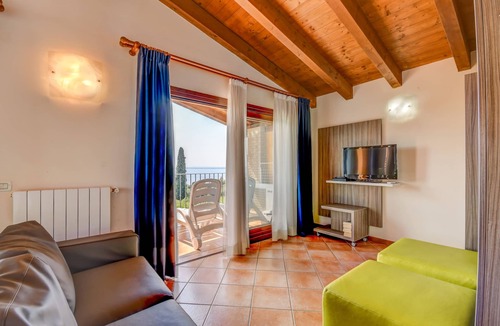 Moniga del Garda Apartment | Corte Ferrari: Two Bedroom apt. Elegance with balcony and lake view