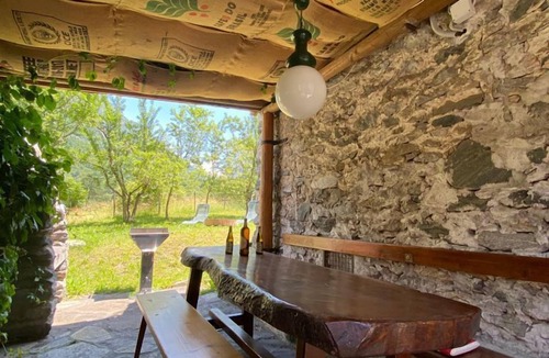 Piuro Apartment | COTTAGE IN FORMER BARN WATERFALL VIEW