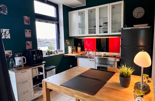 Greven Apartment | Fewo Weitblick - Licht, Ruhe und Raum
