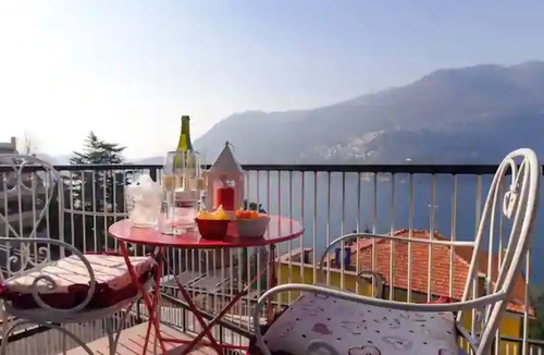 Blevio Apartment | From the apartment and terrace view of the Lake, and with private parking space