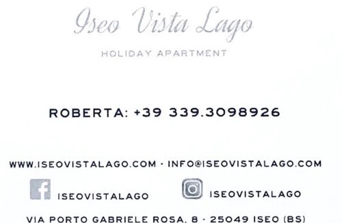 Iseo Apartment | Iseo Vista Lago
