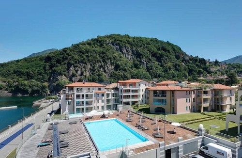 Maccagno Apartment | Italian Lakes penthouse apartment with pool