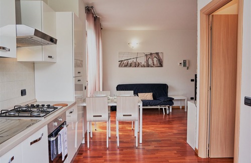 Bergamo Apartment | Large two-story apartment in well-connected area with garage and washing machine