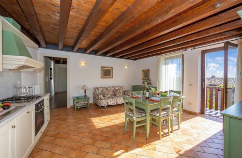 Liano-Formaga Apartment | Liano Orchidea -Terrace & parking, Gargnano, Italy