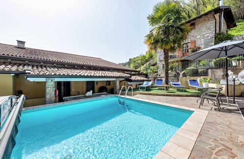 Tremosine Apartment | Lovely Apartment “Residence Tatiana B1” with Pool, Terrace