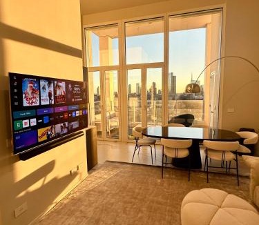 Gioia Apartment | Modern flat 16th floor - Terrace with skyline view