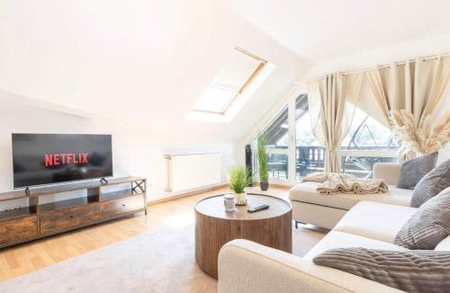 Mayen Apartment | Panorama-Loft mit Weitblick über die Stadt Mayen