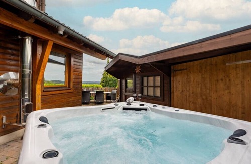 Gonnersdorf Ski Chalet | Panoramic Chalet w/Hot Tub, BBQ, view, terrace