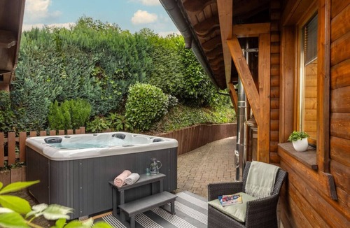 Gonnersdorf Ski Chalet | Panoramic Chalet w/Hot Tub, BBQ, view, terrace