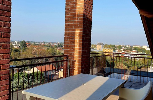 Busto Arsizio Apartment | Penthouse 2 levels with panoramic view from 2 terraces. Very close to Malpensa.