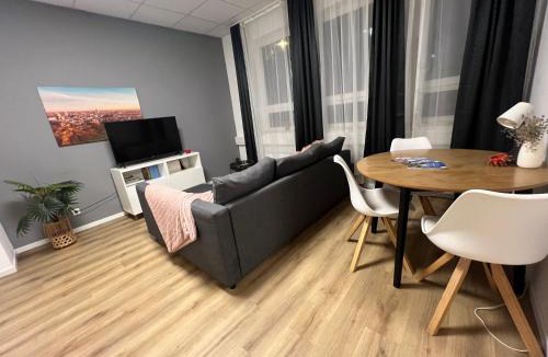 Zentrum-Ost Apartment | Studio 1 mit Gemeinschaftsräumen, Tiefgarage
