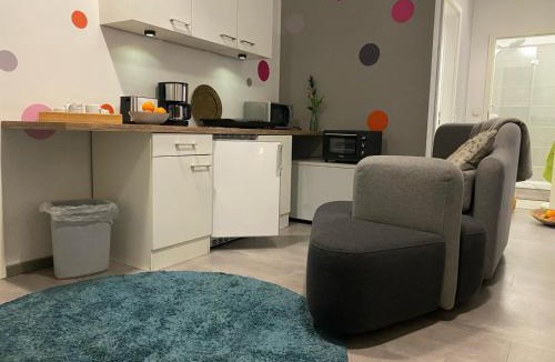 Zentrum-Ost Apartment | Studio 2 mit Gemeinschaftsräumen, Tiefgarage