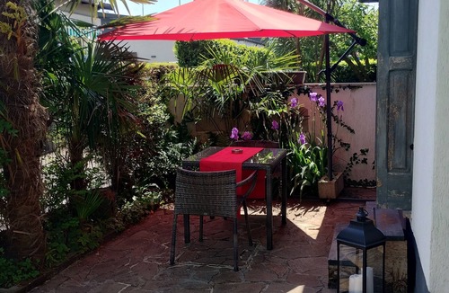 Villaggio degli Sposi Apartment | Studio apartment with patio, minutes from the airport and downtown Bergamo.