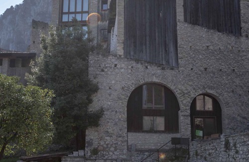 Tignale Apartment | Studio rustically furnished, overlooking lake and with terrace