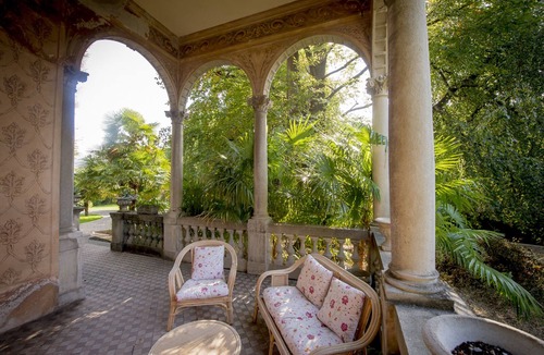 Mandello del Lario Villa | Villa in pure Art Nouveau style with swimming pool and park